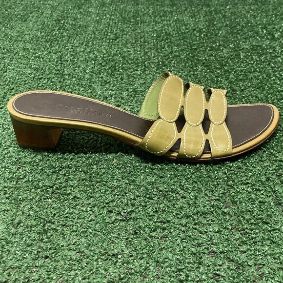 Cole Haan Green Slide Sandals women’s size 8 (OKPM-07-080) - Picture 5 of 9